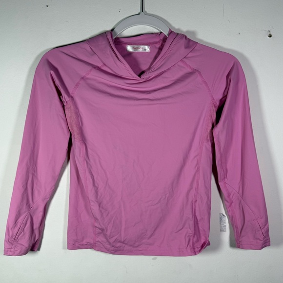 Zaclotre‎ Child Mauve V Neck Long Sleeve Sun Hoodie Rash Guard Top Size 120 - Picture 12 of 14